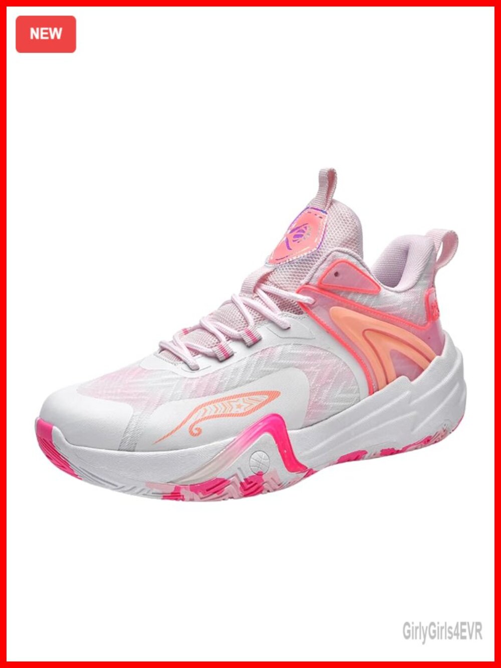 Women's High Top Basketball Shoes Breathable TPU Fly Woven Athletic Sneakers